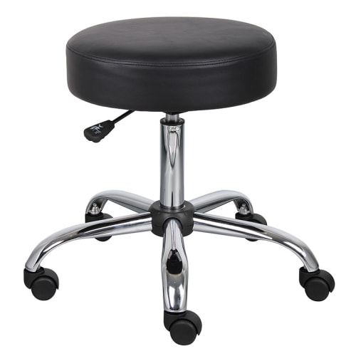 Boss Be Well Medical Spa Professional Adjustable Stool, Black